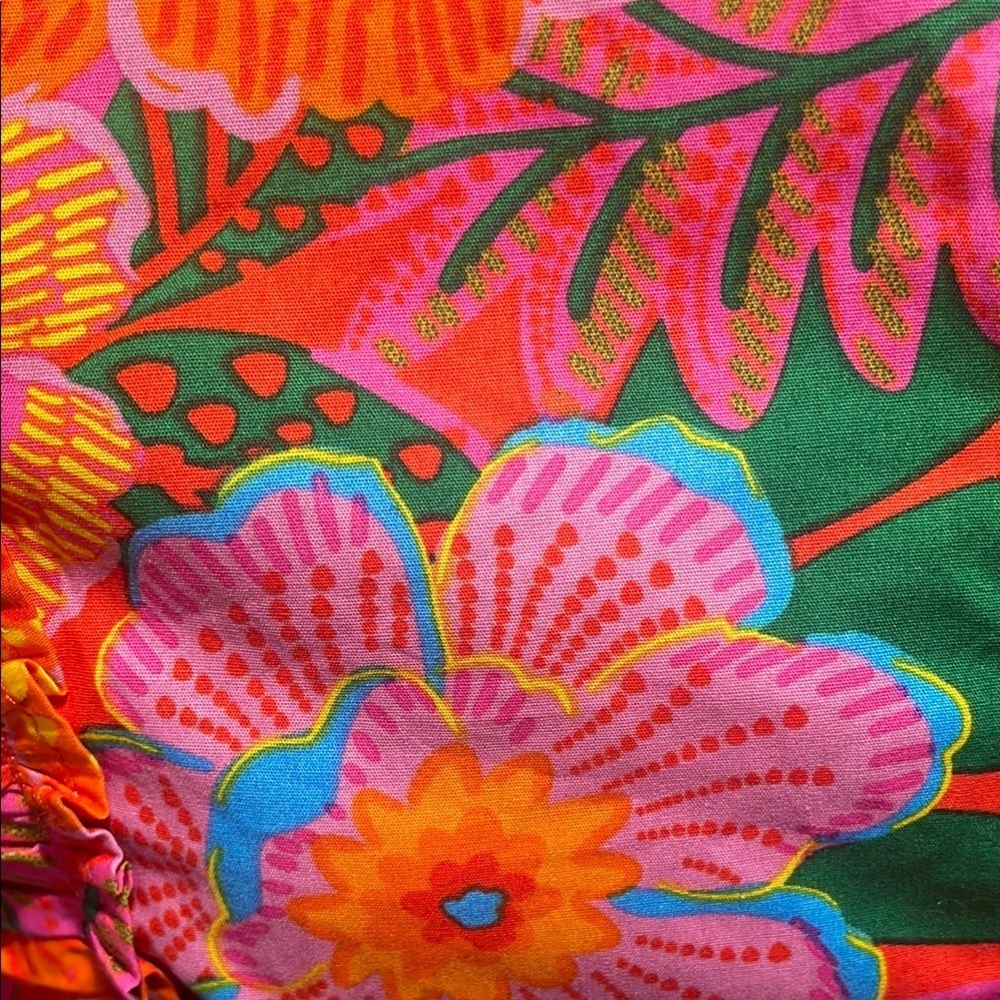 Sugarups Floral Ruffle Sleeve‎ Top - Multicolor - Picture 6 of 6